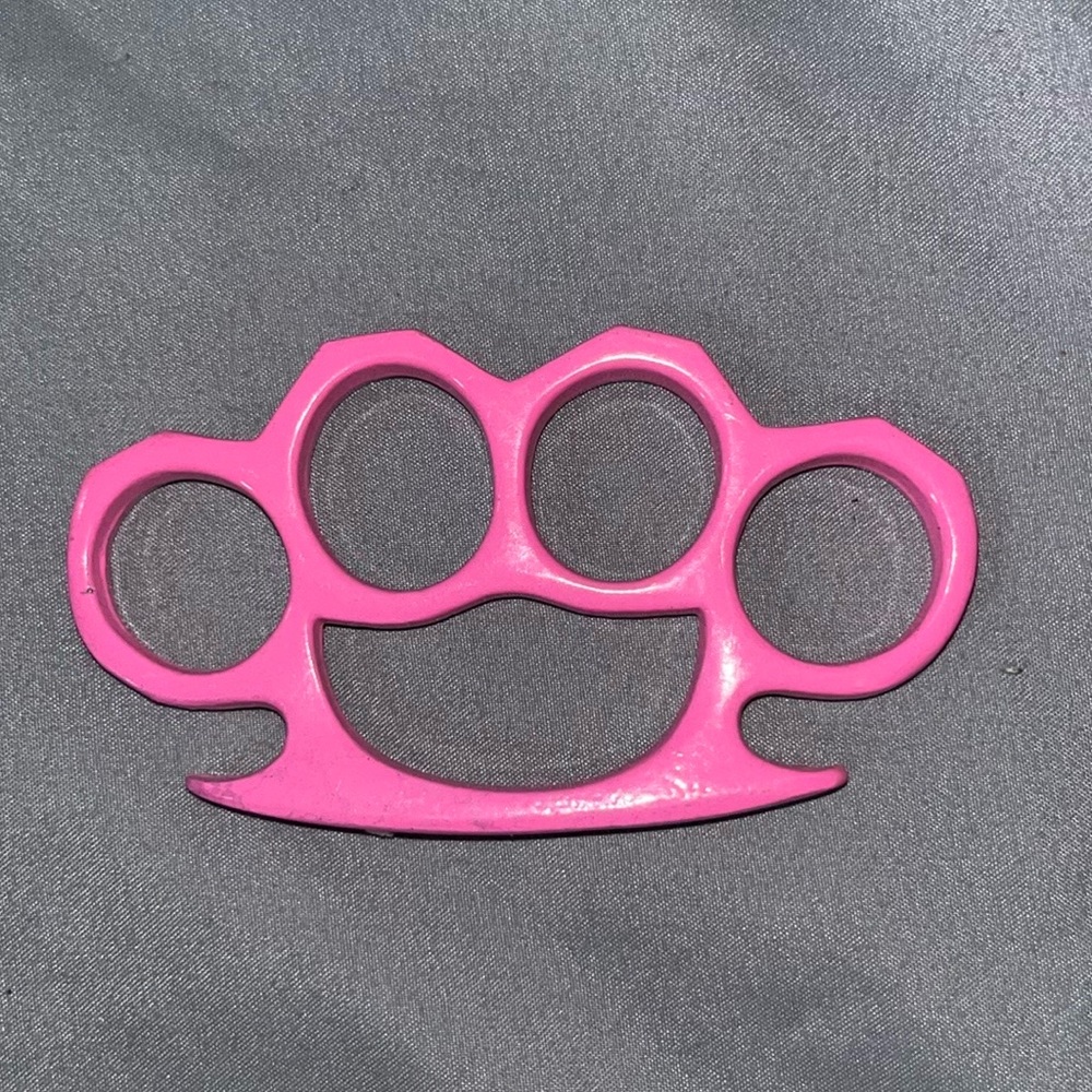 pink brass knuckles
